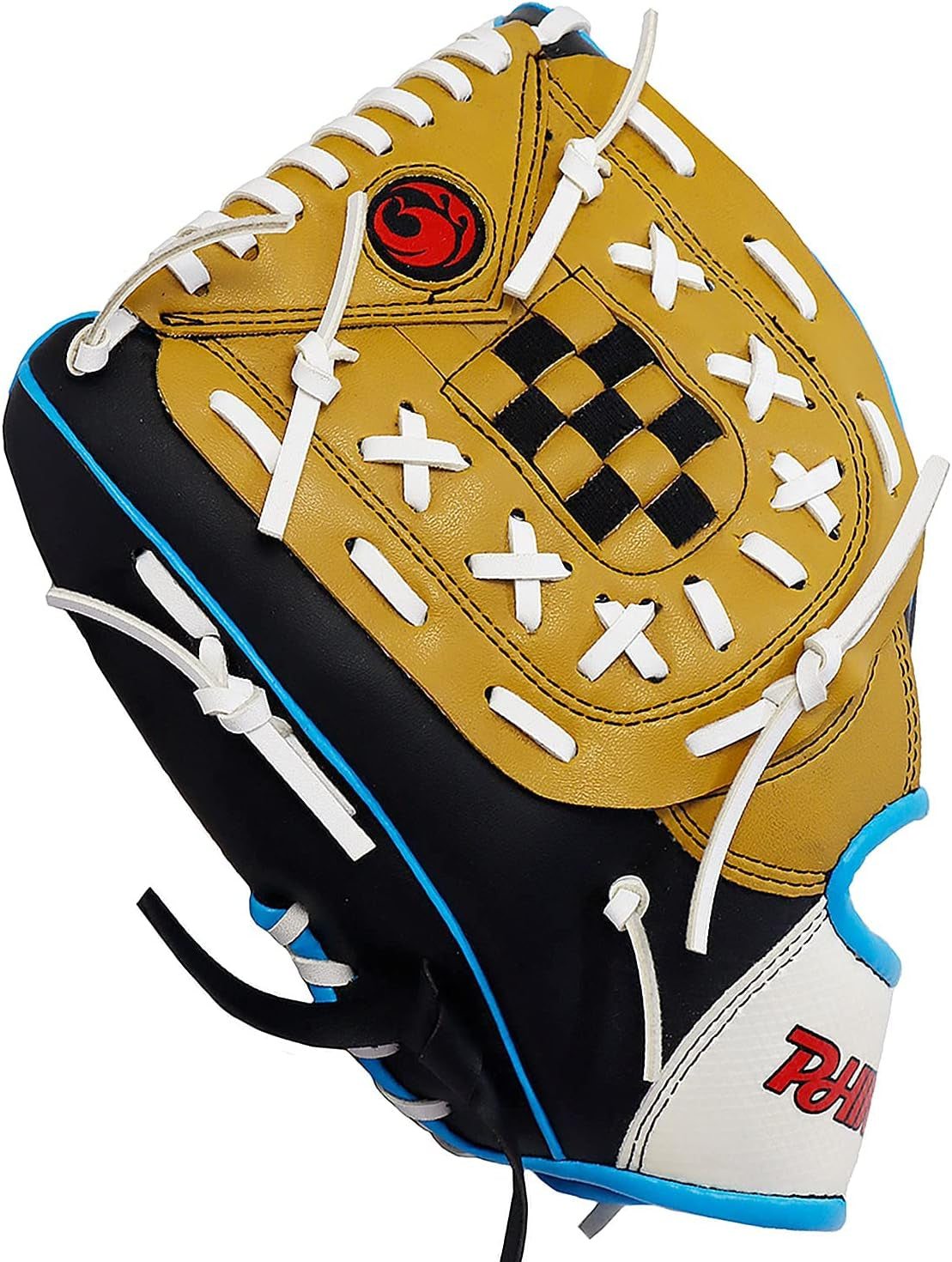 Youth Baseball Glove Series(11.5-12 Inch Gloves) (11 1/2", Beige&Black-Left Hand Throw)