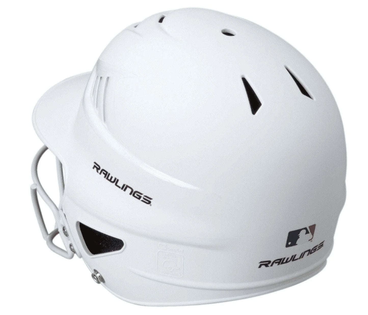 (2 Pack) Coolflo Fastpitch Softball Helmet with Face Guard, Matte White