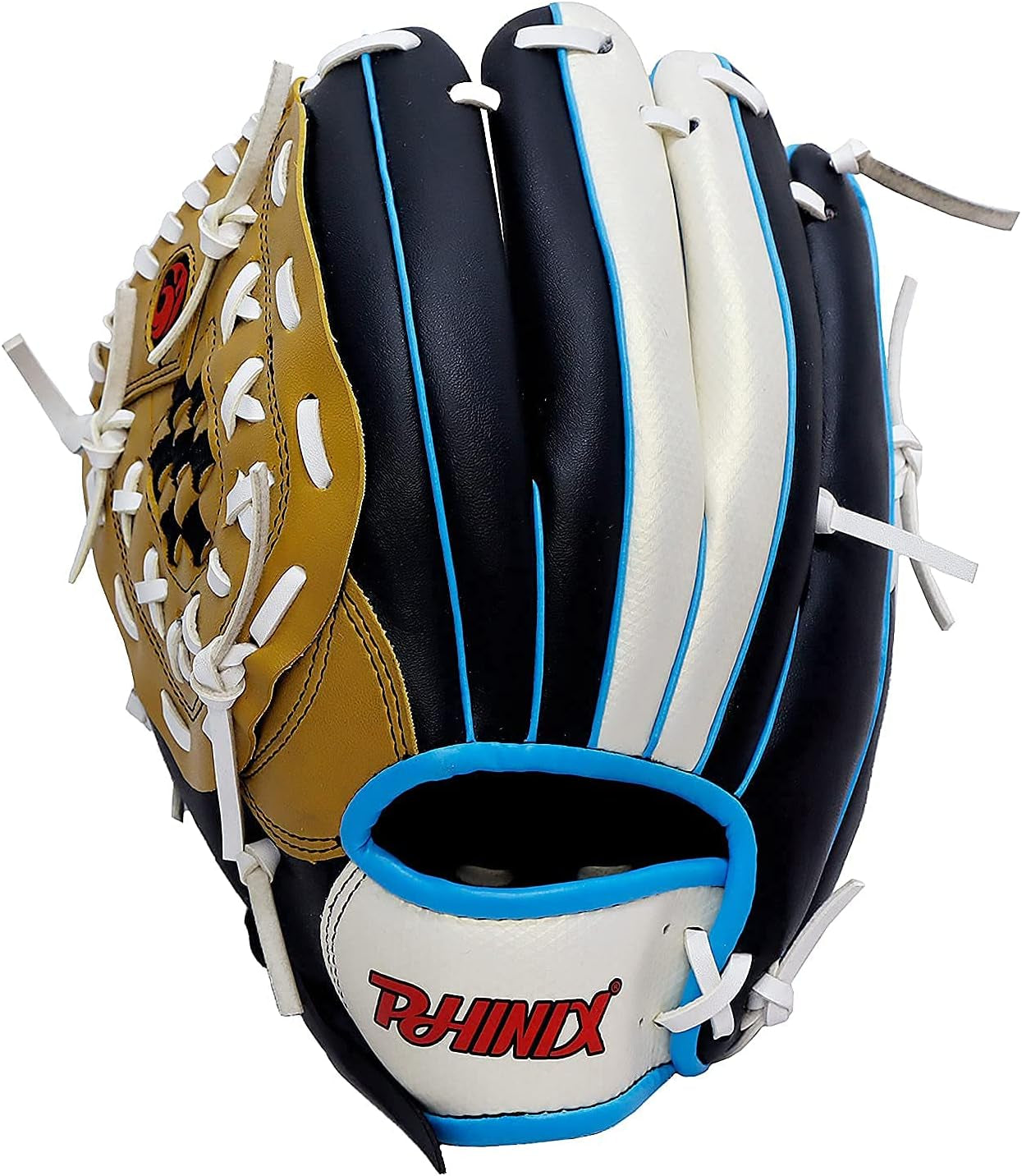 Youth Baseball Glove Series(11.5-12 Inch Gloves) (11 1/2", Beige&Black-Left Hand Throw)