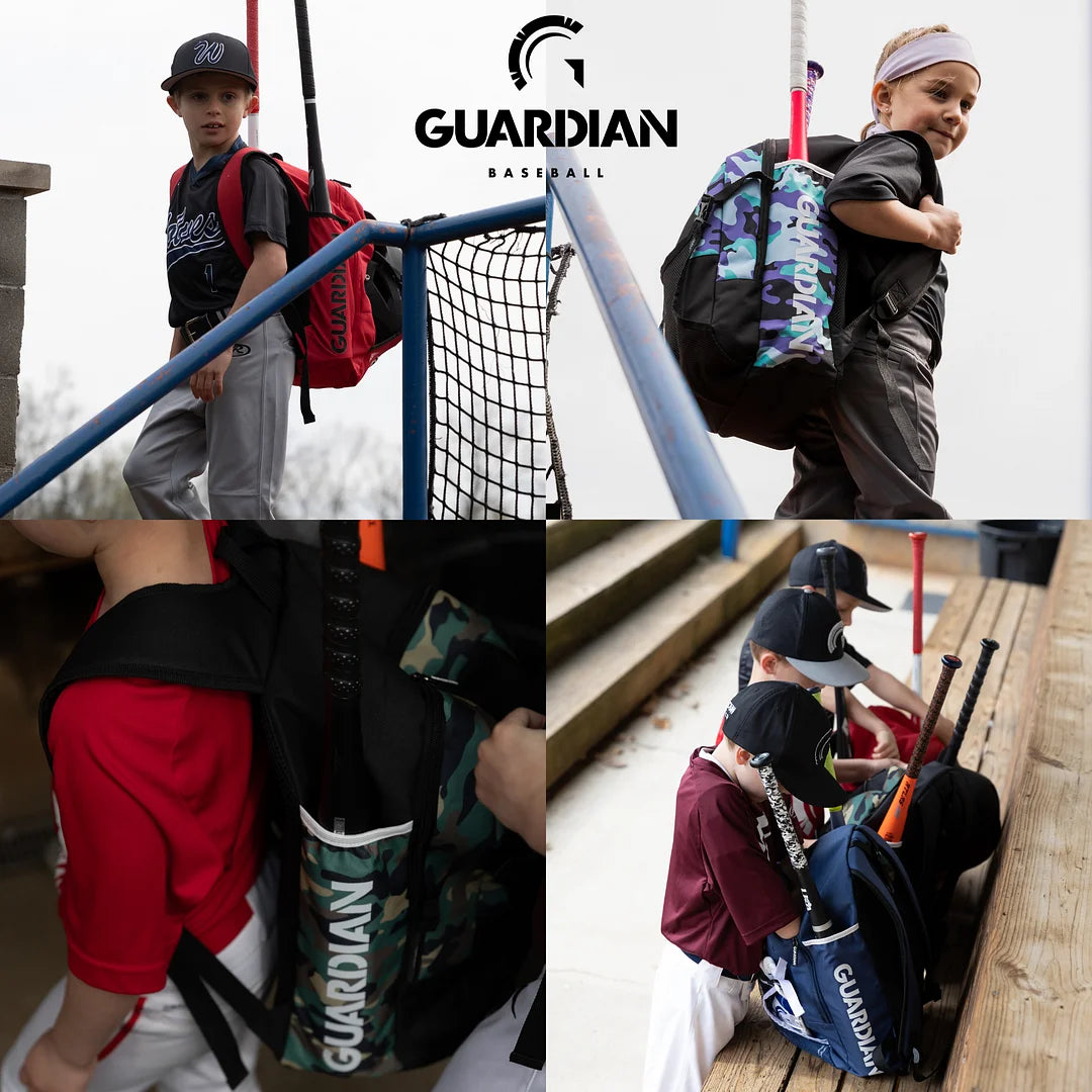 Backpack for Youth, Softball Bag for Girls, Durable Bat Bags Baseball Youth Boys and Girls, Tball Bag – Includes Hook to Hang on Fence - Black Shark