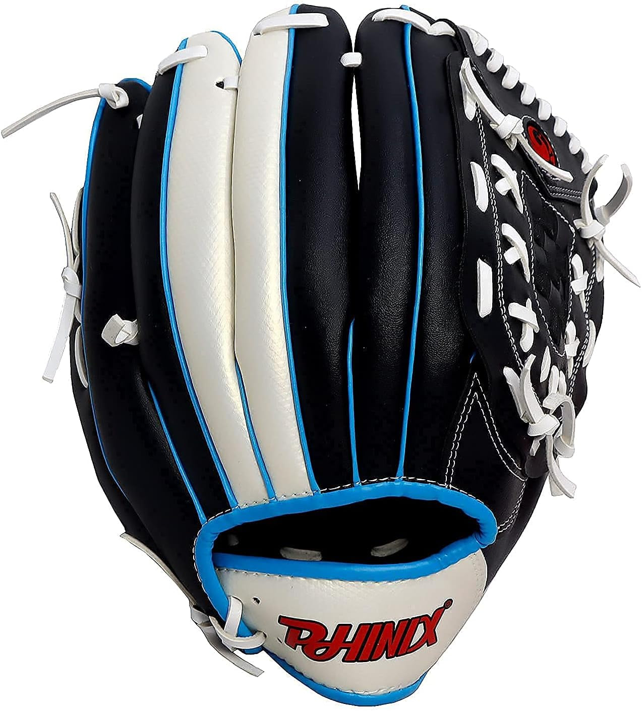 Youth Baseball Glove Series 11.5-12 Inch Gloves (12", Black&White)