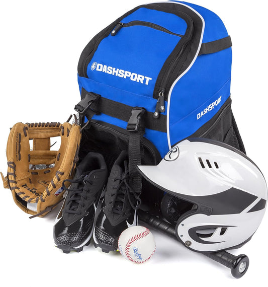 Baseball Bag Youth Backpack – Spacious 18 X 12 X 10 Inches