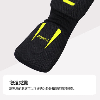 Adjustable Band Leg Protection Shin Pads Football Instep Protectors Kids Adult Soccer Football Sanda MMA Karate Sport Training
