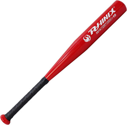 -10 Aluminum Alloy Tball Bat, Youth Baseball Bat 25 Inch, 2 1/4 Inch Barrel (Red, 25 Inch)