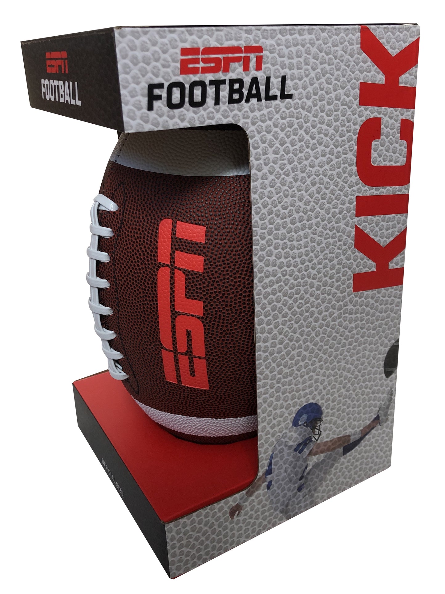 (2 Pack)  XR3 Official Match Size Football with Anti-Skid Composite Material