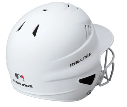 (2 Pack)  Coolflo Fastpitch Softball Helmet with Face Guard, Matte White