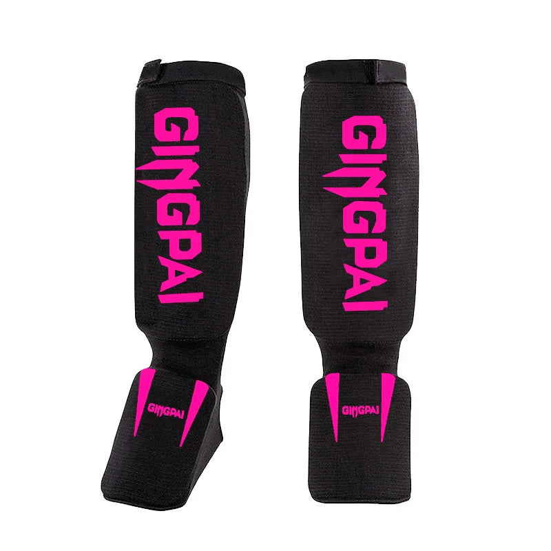 Adjustable Band Leg Protection Shin Pads Football Instep Protectors Kids Adult Soccer Football Sanda MMA Karate Sport Training