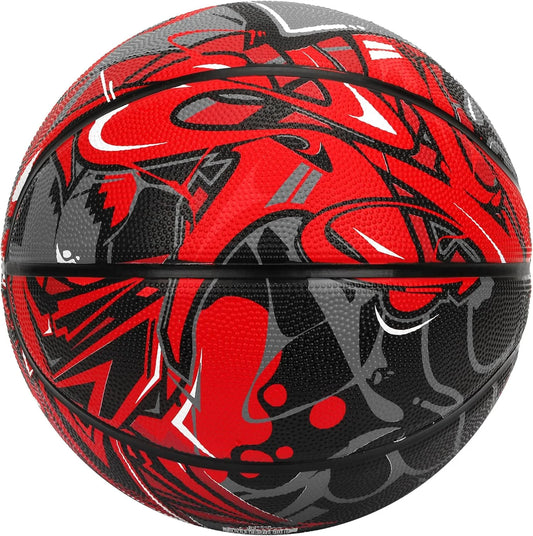 Enigma Rubber Basketball: Size 7 (29.5") Deep Channel Construction, for Indoor/Outdoor Use