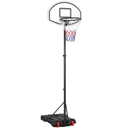 6.4-8.2 Ft Adjustable Height Basketball Hoop System Indoor/Outdoor ( Kids/Youth)
