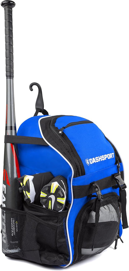 Baseball Bag Youth Backpack – Spacious 18 X 12 X 10 Inches