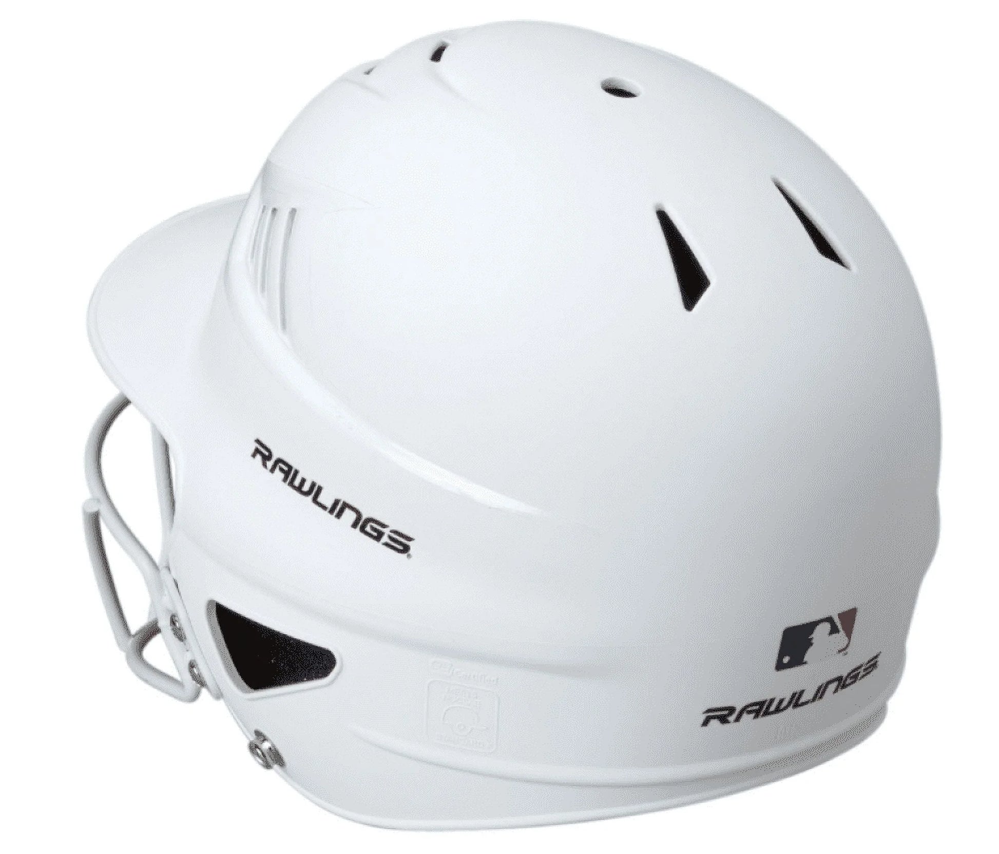 (2 Pack)  Coolflo Fastpitch Softball Helmet with Face Guard, Matte White