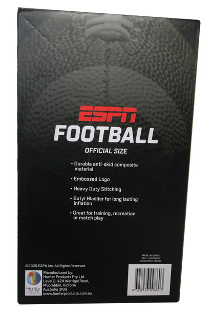(2 Pack)  XR3 Official Match Size Football with Anti-Skid Composite Material