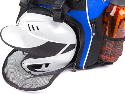 Baseball Bag Youth Backpack – Spacious 18 X 12 X 10 Inches